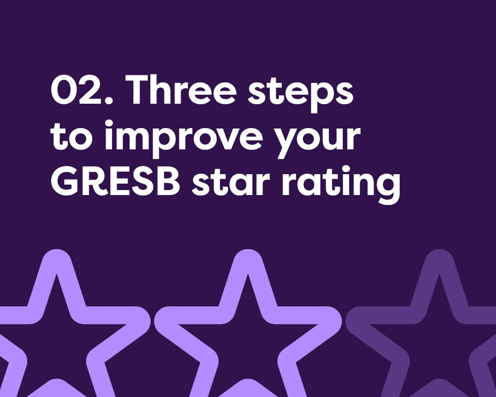 Three steps to improve your GRESB star rating  
