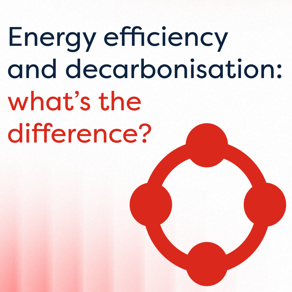Energy efficiency and decarbonisation: what’s the difference? 