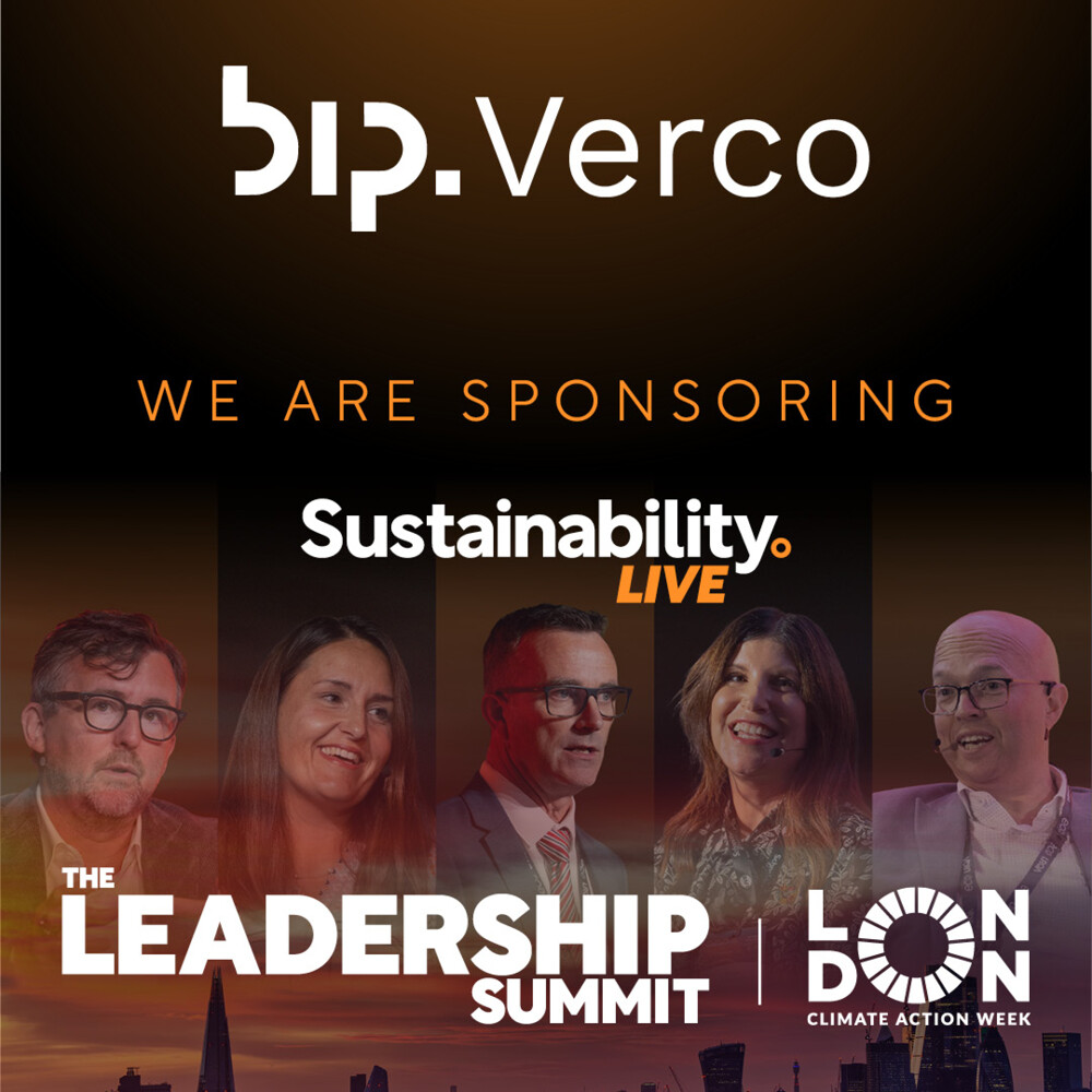 We’re sponsoring Sustainability LIVE’s Leadership Summit as part of London Climate Action Week  