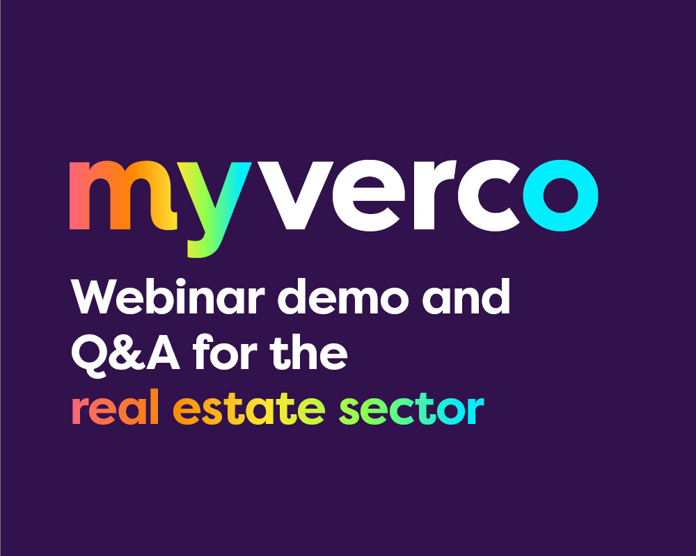 MyVerco live demo and Q&A for the Real estate sector