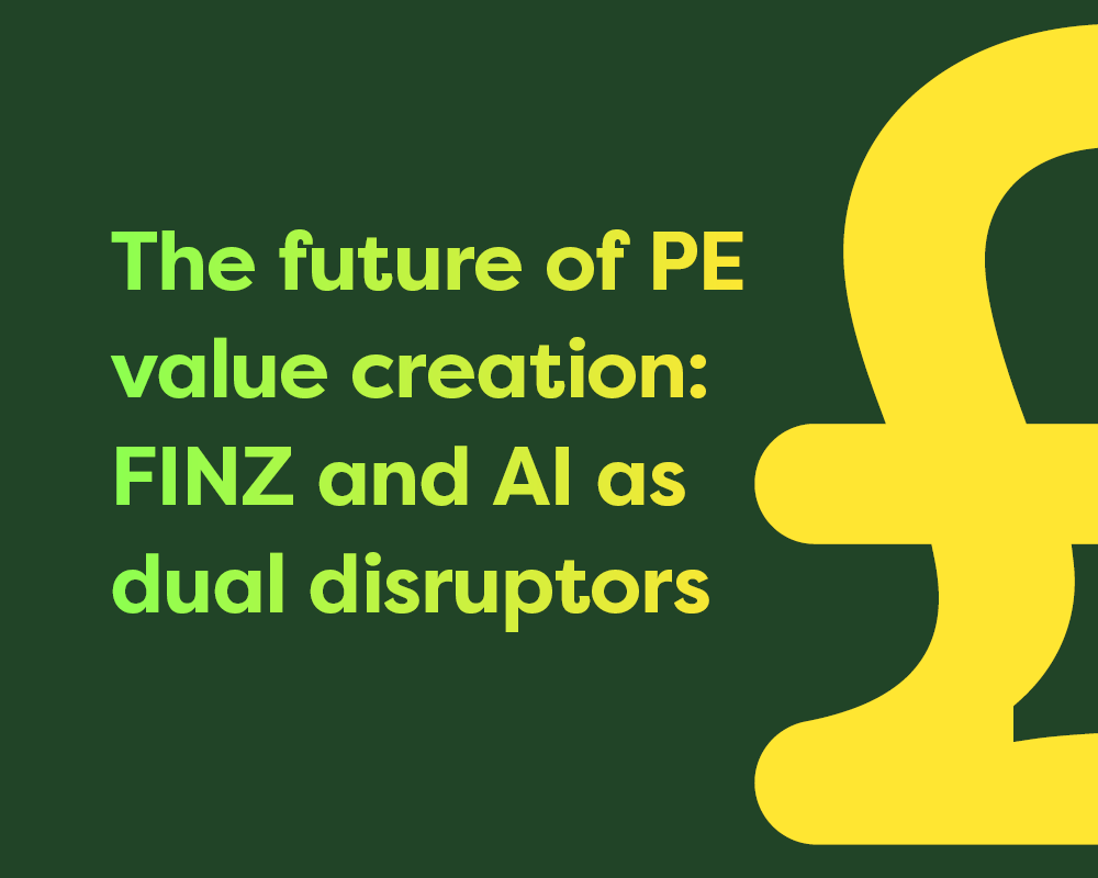 The future of Private Equity value creation:  FINZ and AI as dual disruptors